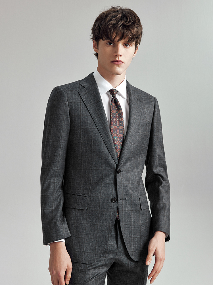 Men Formal Wear For Summer - Trajes de lana 100% para hombre,