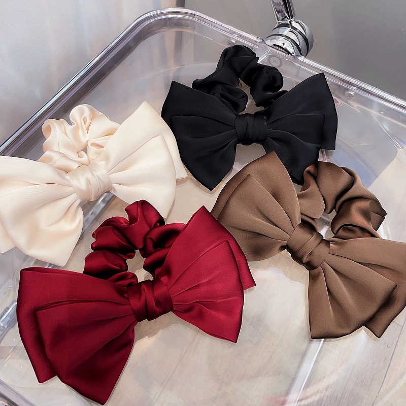 Satin Bow Tie - 1/4 piezas Lazo grande de satén