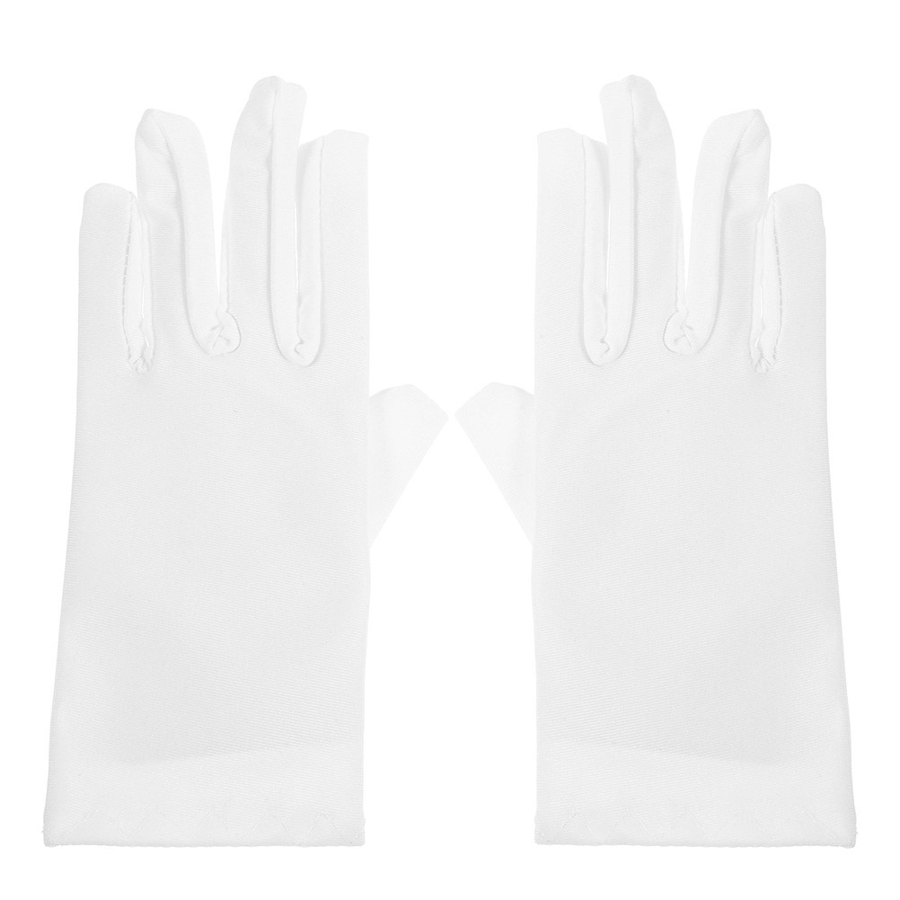Formal Glove Leather - Guantes elásticos para disfraz de niños,