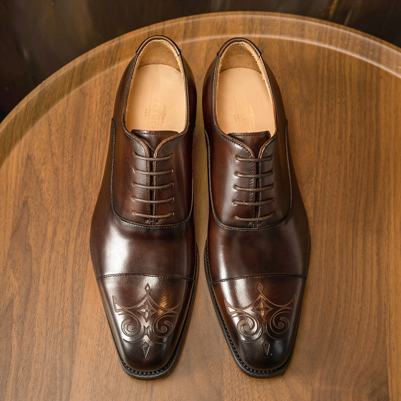 Men'S Style Formal Wear - Zapatos de hombre con tres juntas