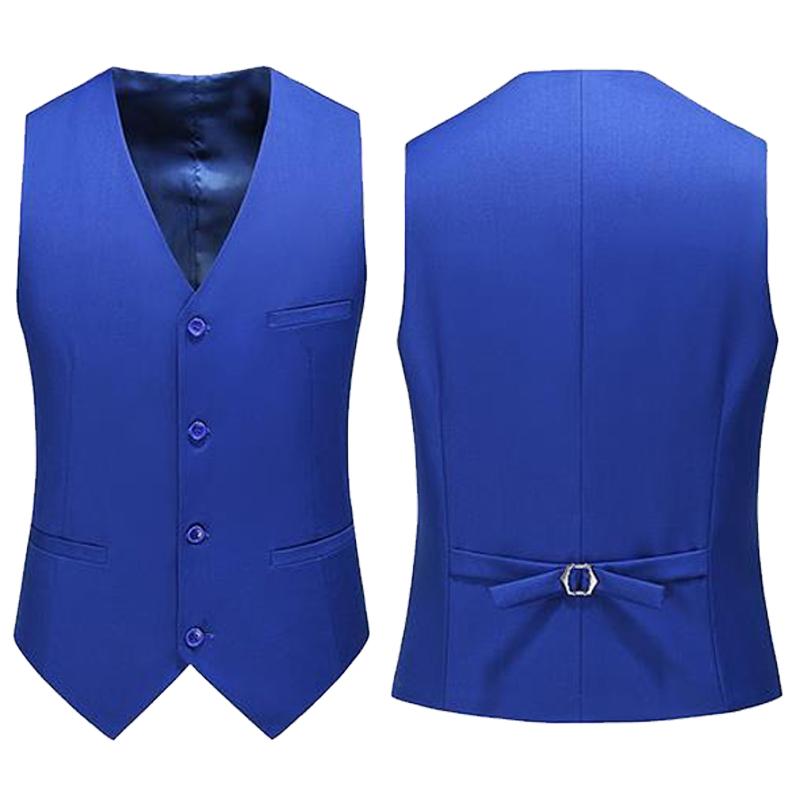 Men Formal Wear Vest - Chaleco de 19 colores para hombre,