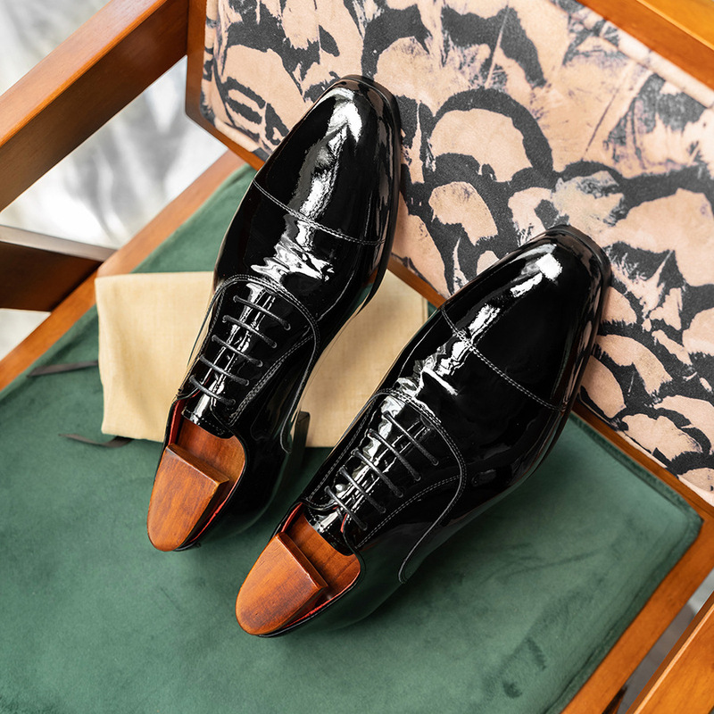 Men'S Style Formal Wear - Zapatos Oxford de Cuero de Tres