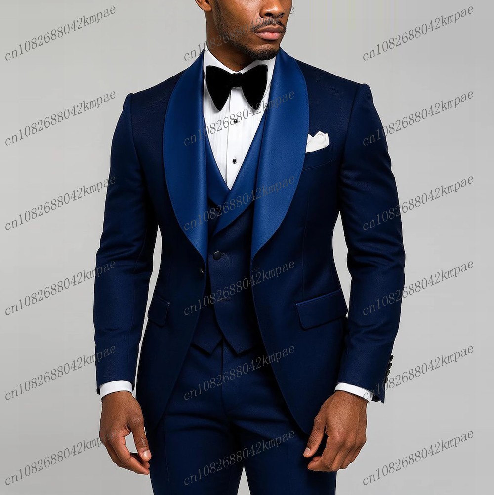 Nuevo traje Formal azul marino - Men Formal Wear Pinterest reseña y precio