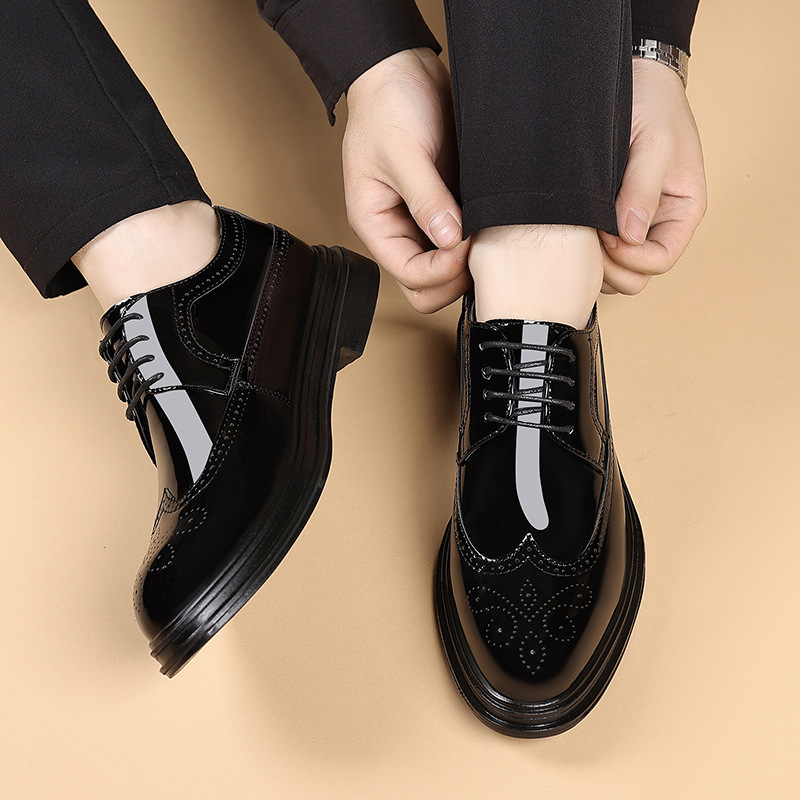 Zapatos de vestir de charol pa - Patent Leather Oxford reseña y precio