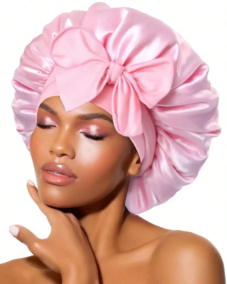 Gorro de satén 2026 para mujer - Satin Bow Tie reseña y precio