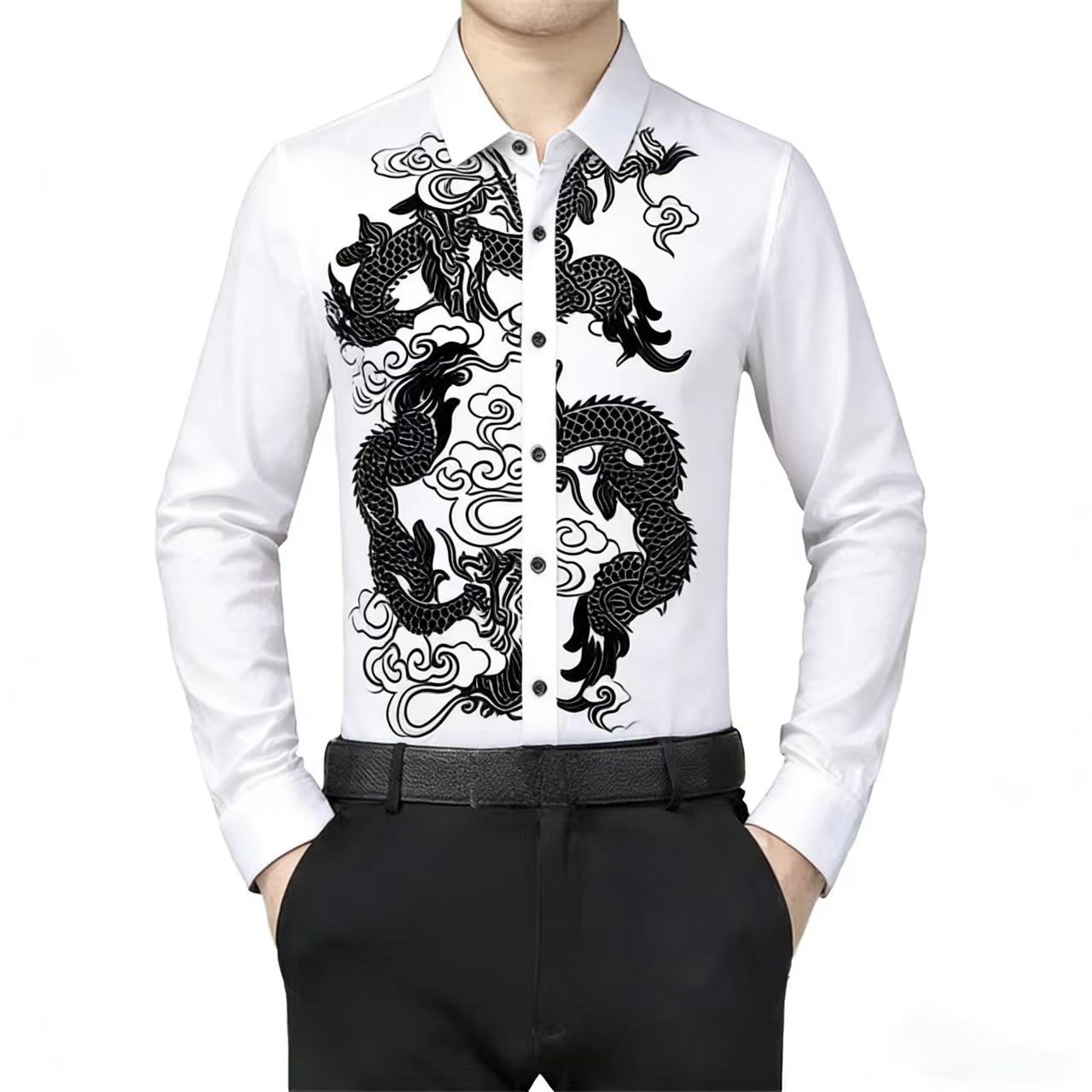 Camisa de Manga Larga para Hom - Men'S Style Formal Wear reseña y precio