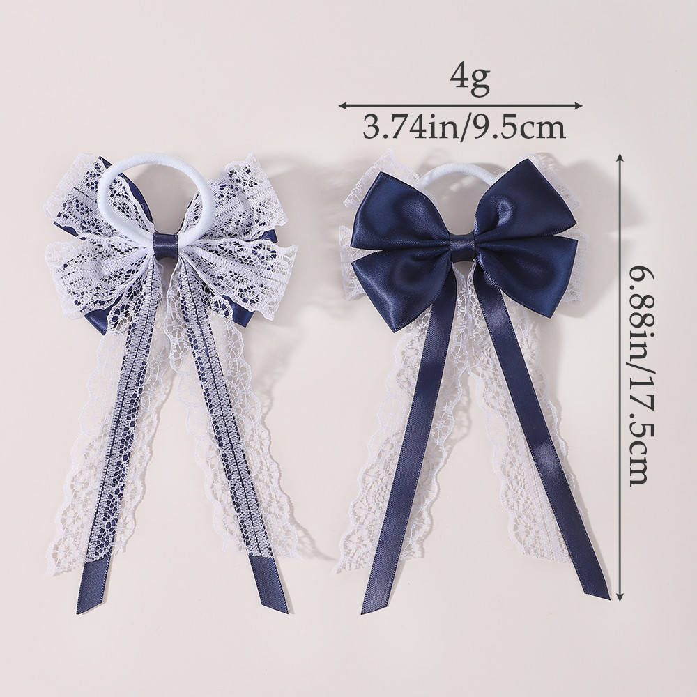 2 Lazos de Satén con Cola Larg - Satin Bow Tie reseña y precio