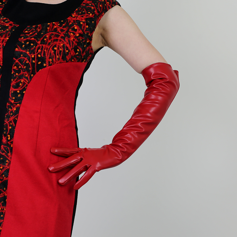 Guantes Largos de Piel Sintéti - Formal Glove Leather reseña y precio