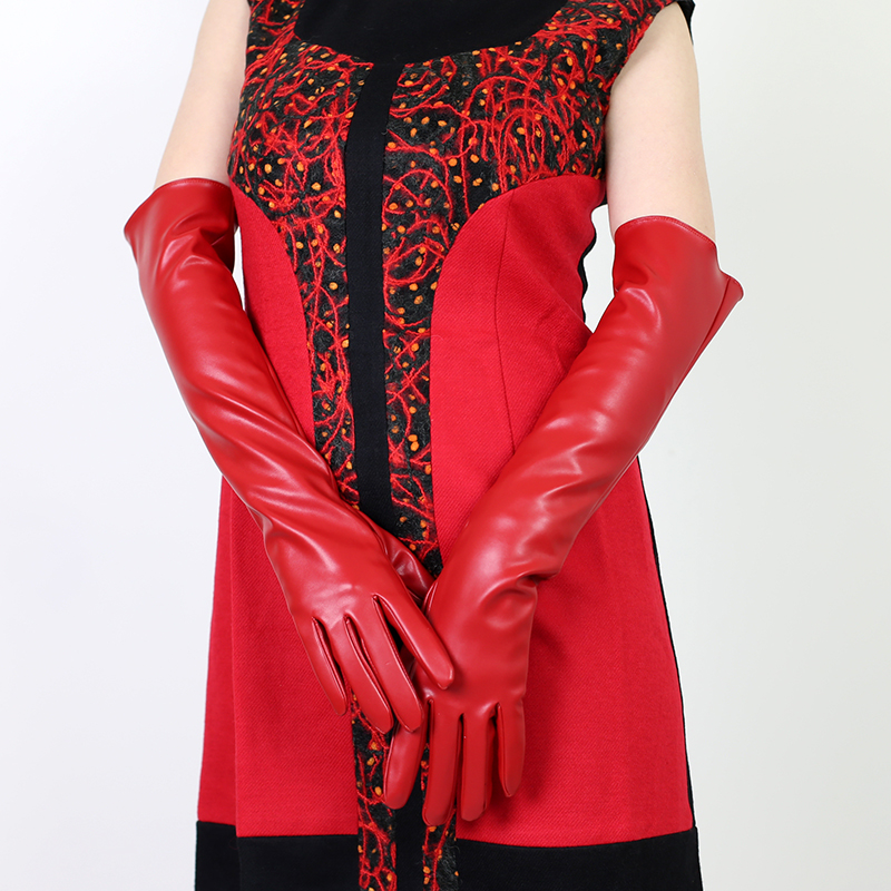 Guantes Largos de Piel Sintéti - Formal Glove Leather reseña y precio