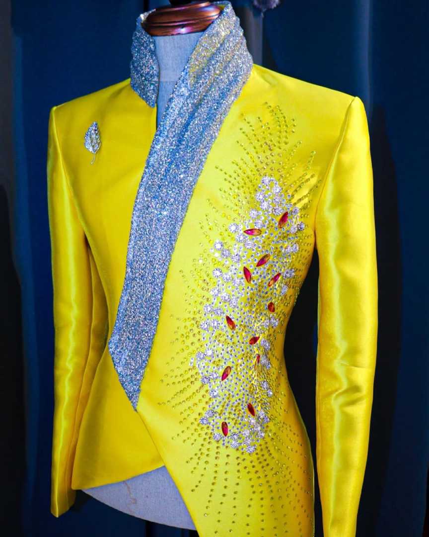 Esmoquin de boda amarillo a la - Formal Wear For Men Yellow reseña y precio