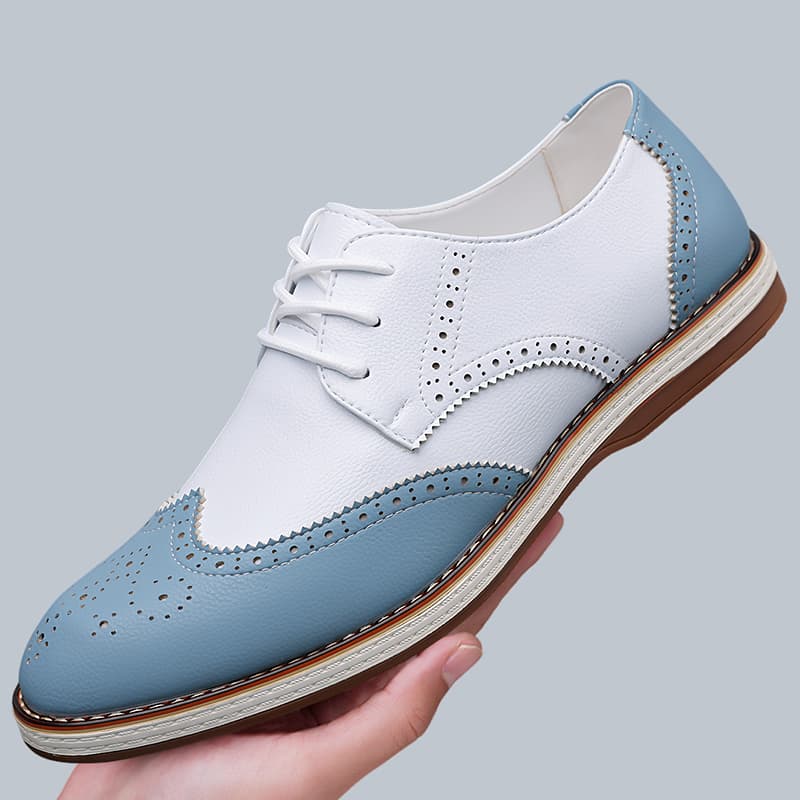 Zapatos Oxford de dos tonos en - Patent Leather Oxford reseña y precio
