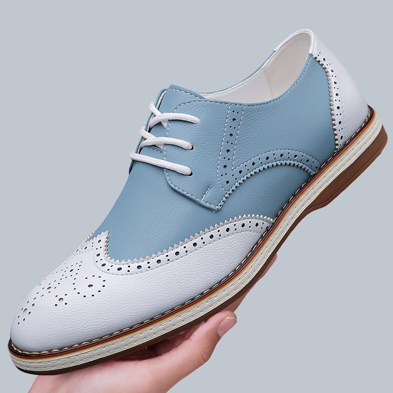 Zapatos Oxford de dos tonos en - Patent Leather Oxford reseña y precio