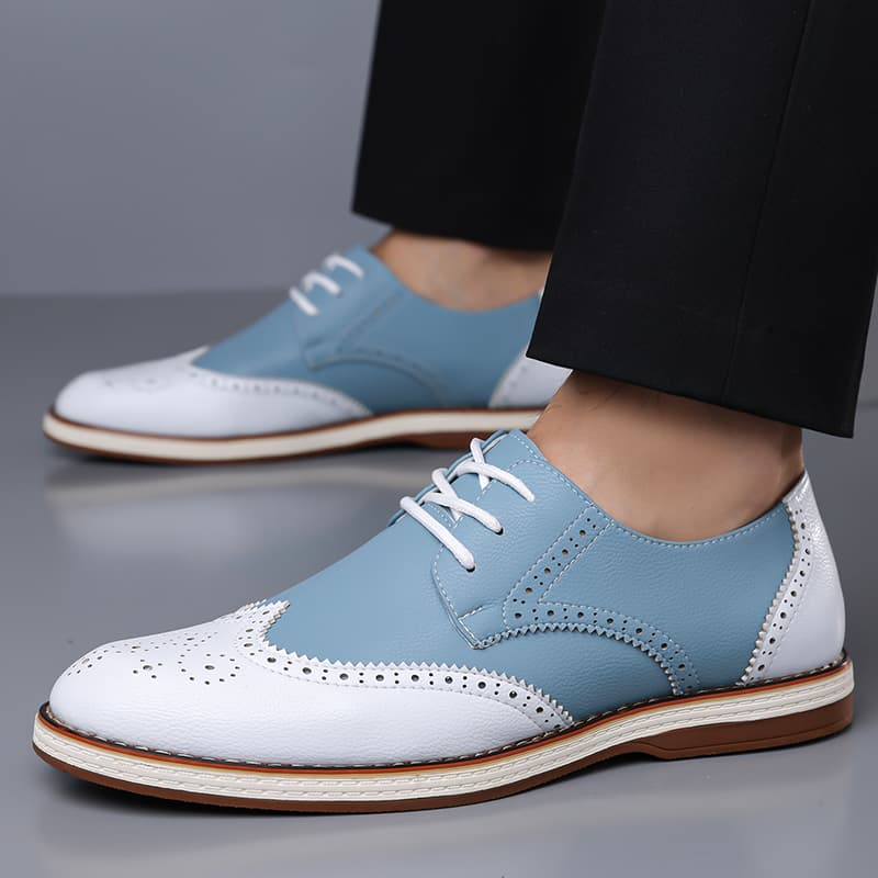 Zapatos Oxford de dos tonos en - Patent Leather Oxford reseña y precio