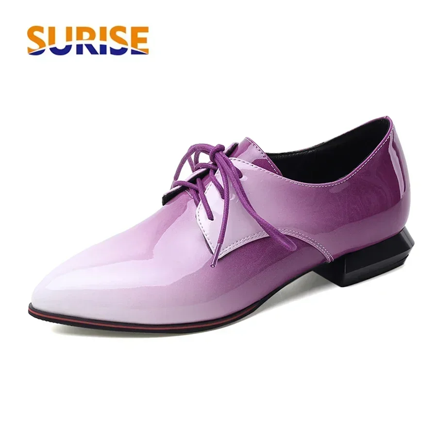 Oxfords británicos para mujer, - Patent Leather Oxford reseña y precio