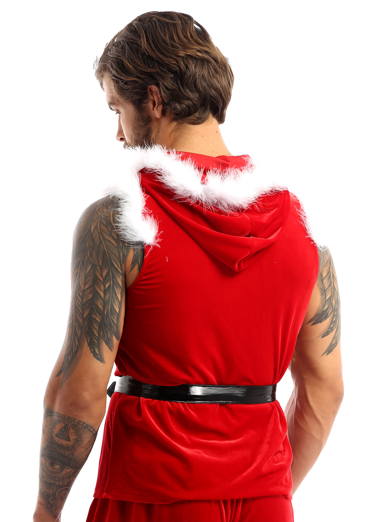 Disfraz de Cosplay de Papá Noe - Men Formal Wear Vest reseña y precio