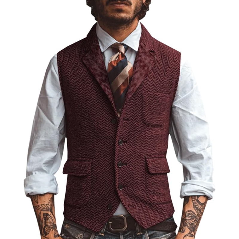 Nuevo Chaleco de Traje para Ho - Men Formal Wear Vest reseña y precio