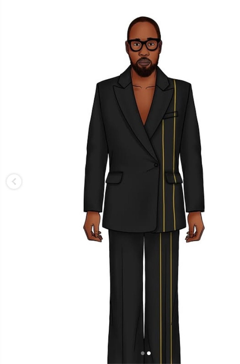 Conjunto de traje negro para h - Formal Wear For Men Yellow reseña y precio