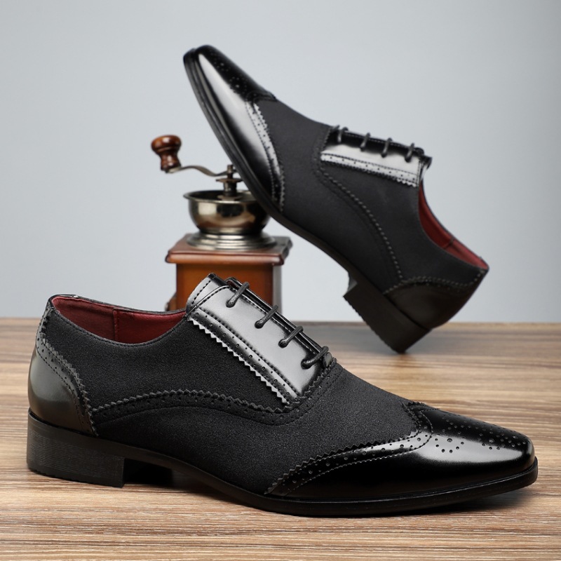 Zapatos de cuero para hombre,  - Patent Leather Oxford reseña y precio