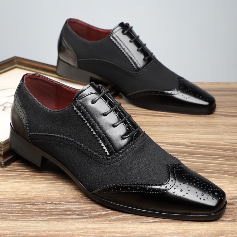 Zapatos de cuero para hombre,  - Patent Leather Oxford reseña y precio