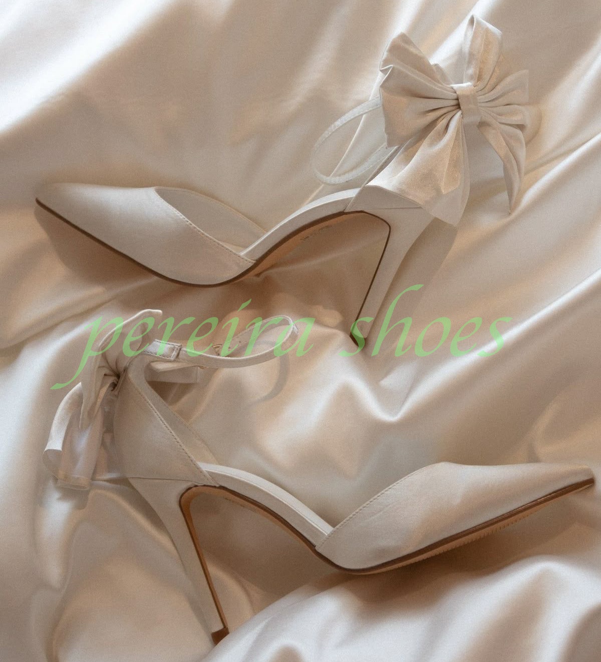 Zapatos de Tacón Alto para Muj - Satin Bow Tie reseña y precio