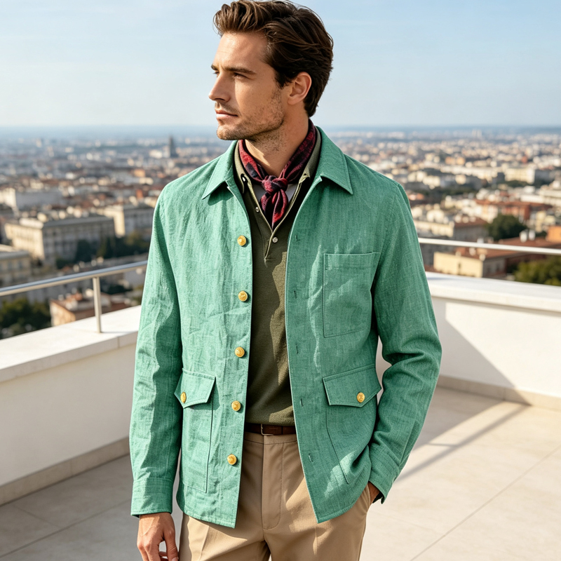Chaqueta de Lino Vintage para  - Men'S Style Formal Wear reseña y precio